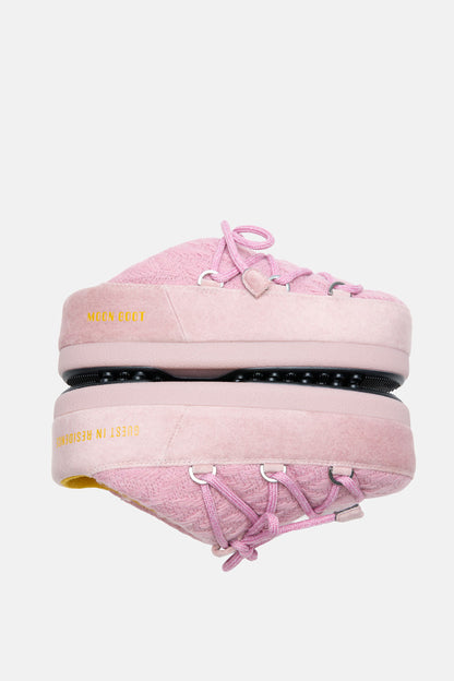 Moon Boot Mules EVX Knit in Rosa Moon Boot x Guest in Residence