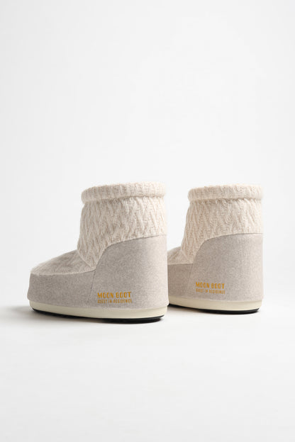 Moon Boot Icon Low Knit in White SandMoon Boot x Guest in Residence - Anita Hass