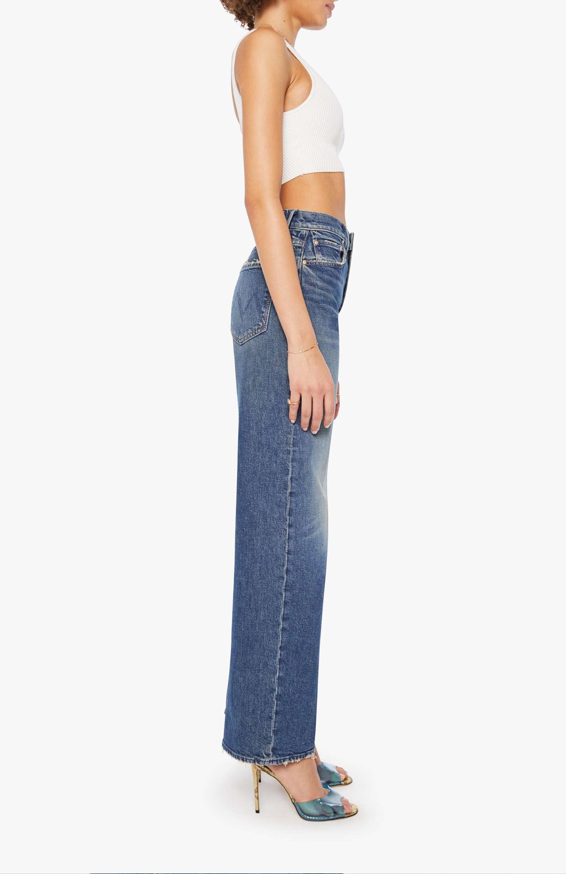 Jeans The Lasso Sneak in Punk NouveauMother - Anita Hass