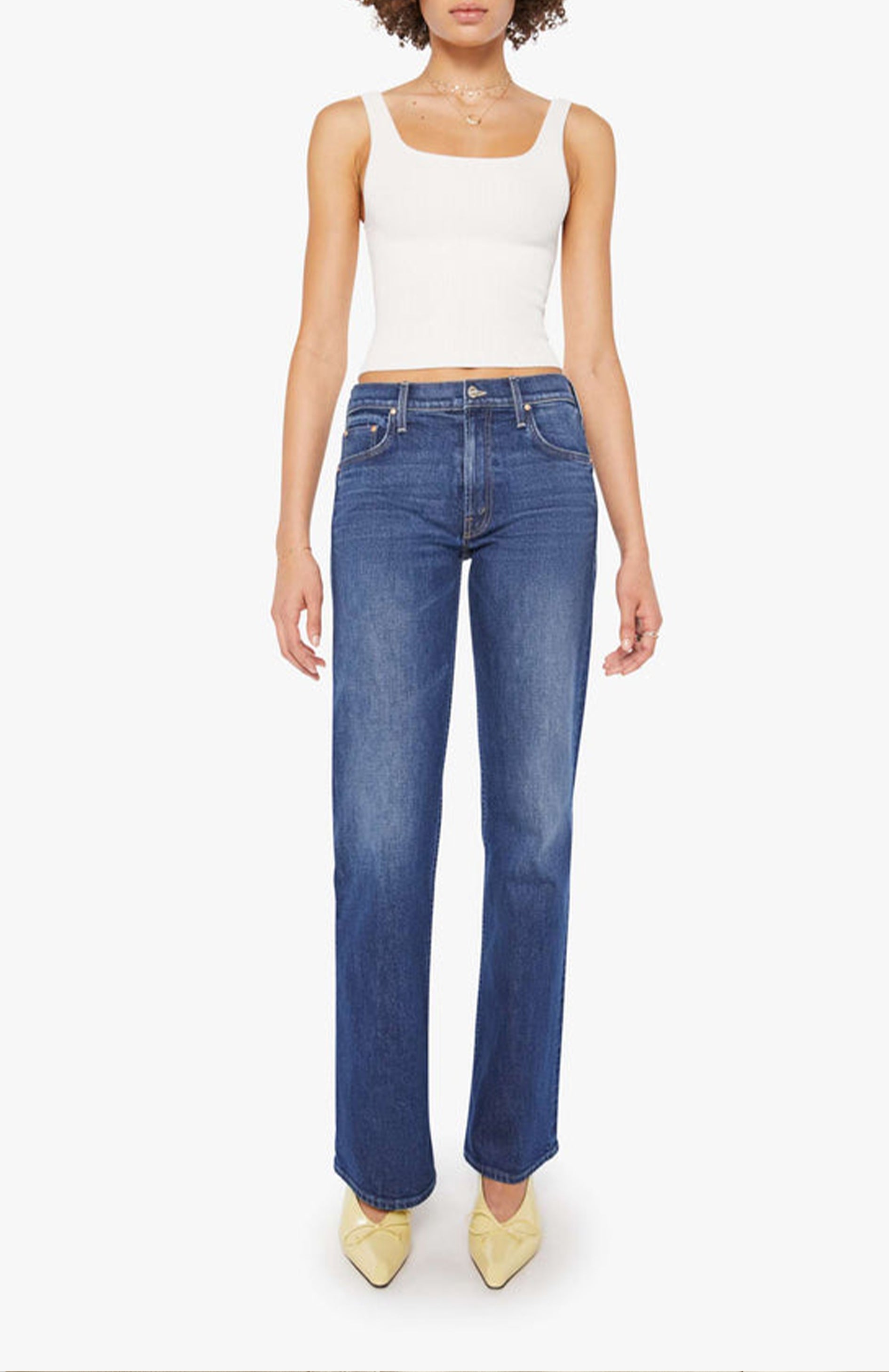 Jeans The Bookie Sneak in Perfectly ImperfectMother - Anita Hass