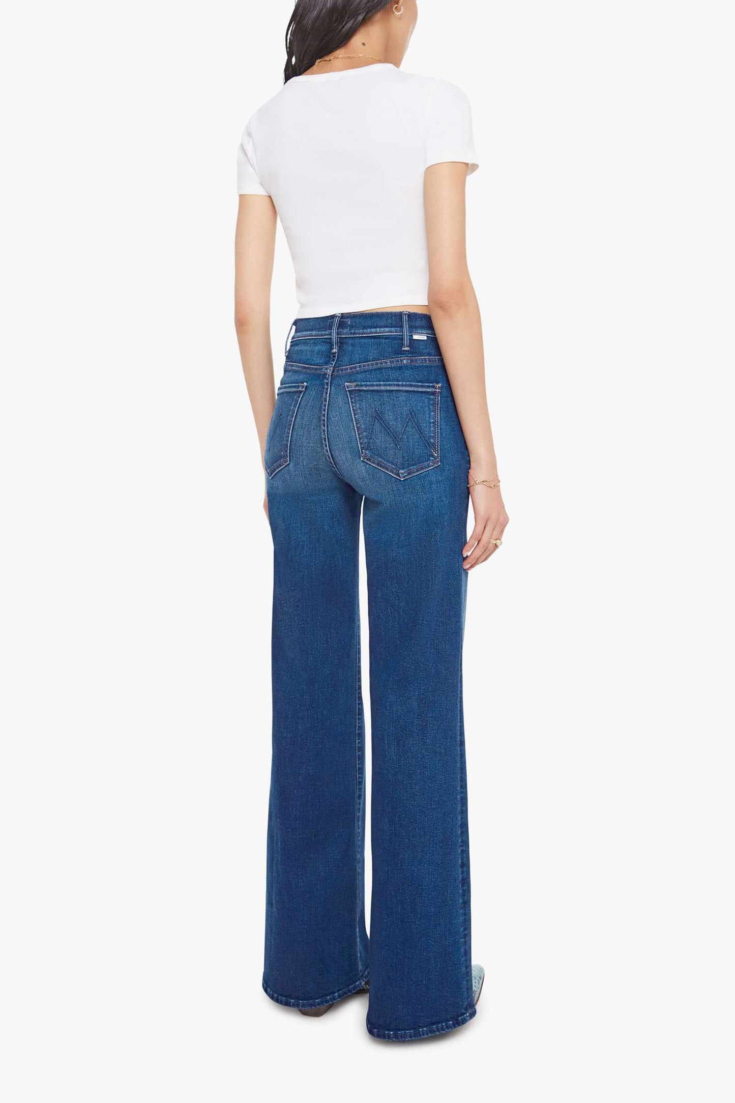 Jeans The Hustler Roller Sneak in TroublemakerMother - Anita Hass