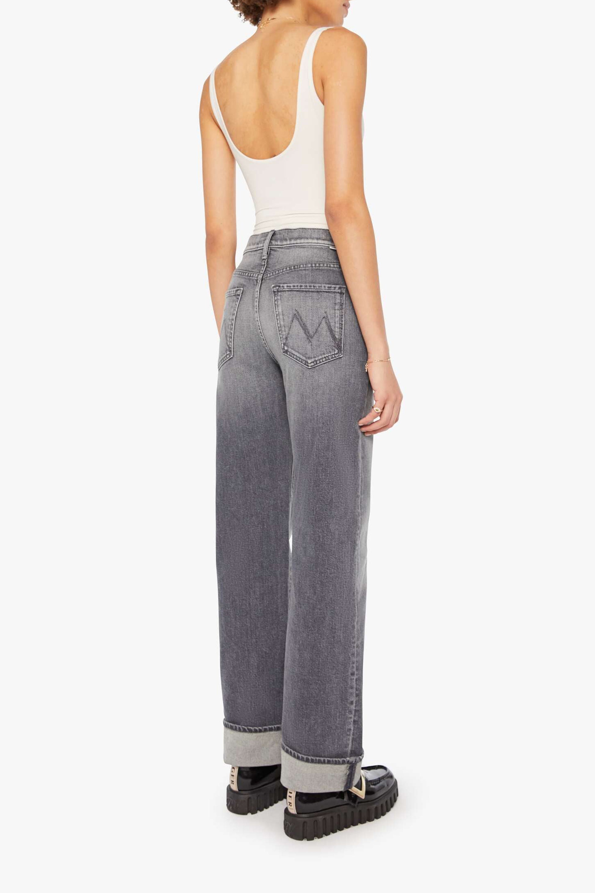 Jeans The Dodger Skimp Cuff in Moshpit MemoriesMother - Anita Hass