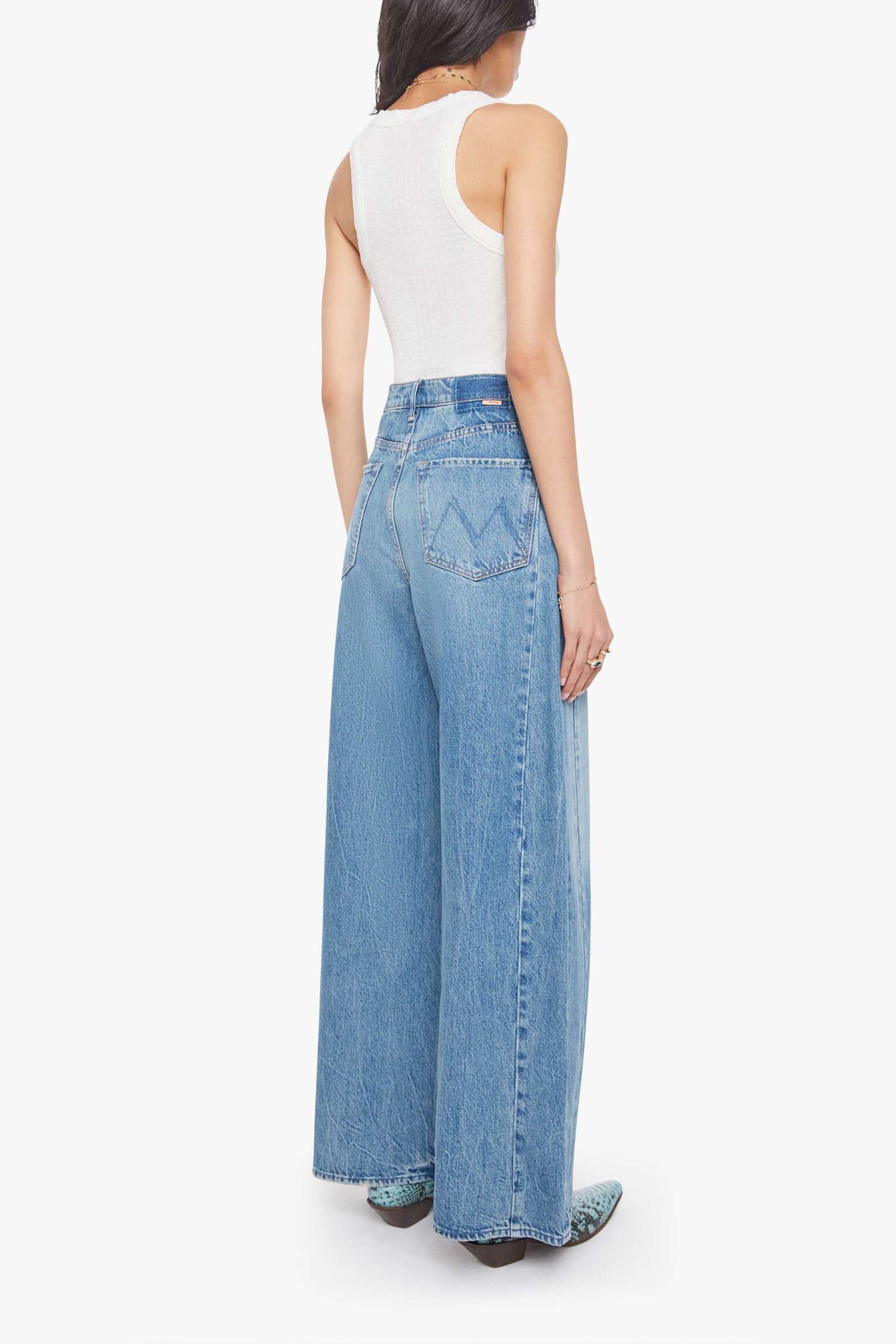 Jeans The Pipe Dream Button Sneak in Folk StarMother - Anita Hass