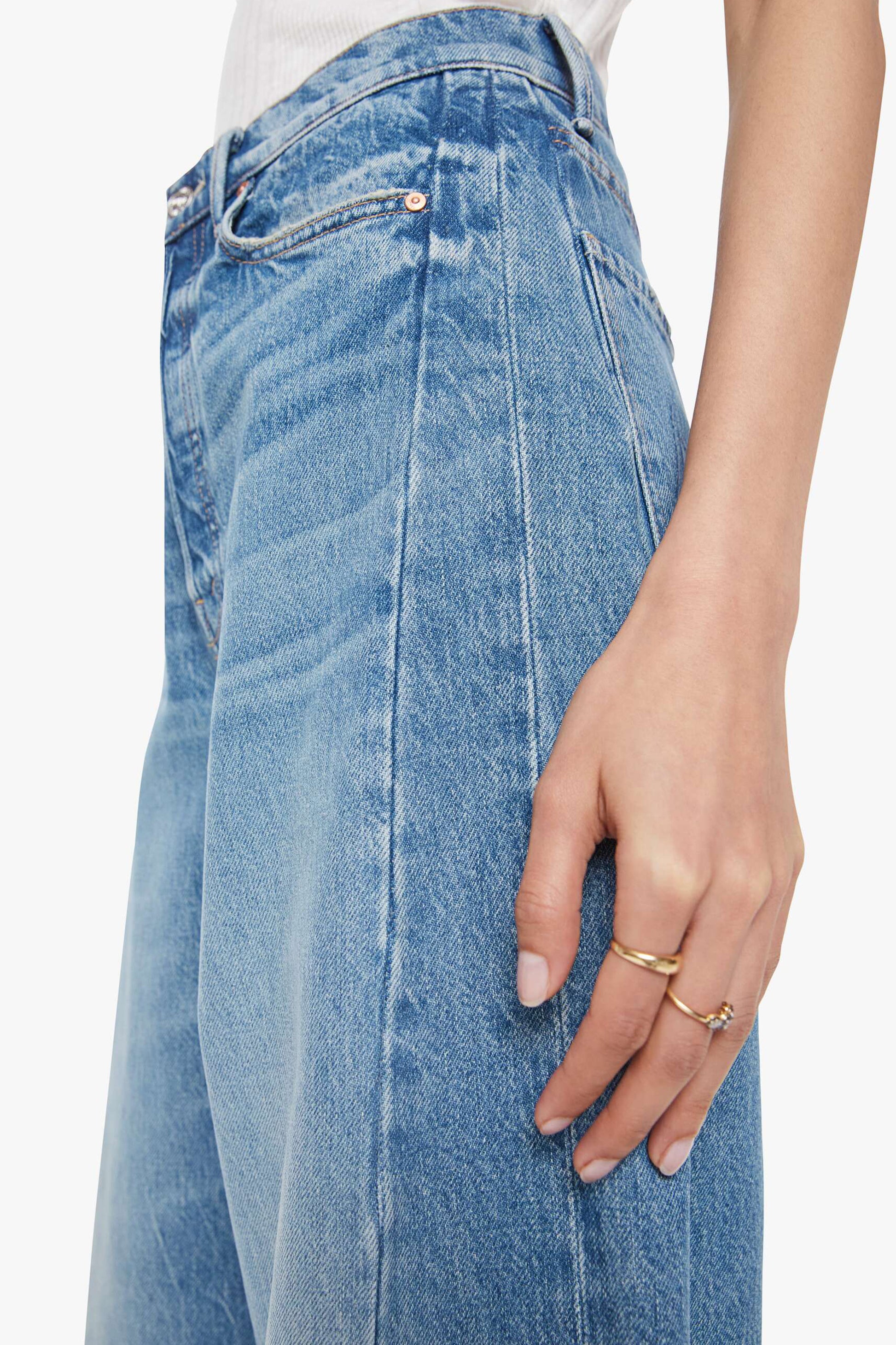 Jeans The Pipe Dream Button Sneak in Folk StarMother - Anita Hass