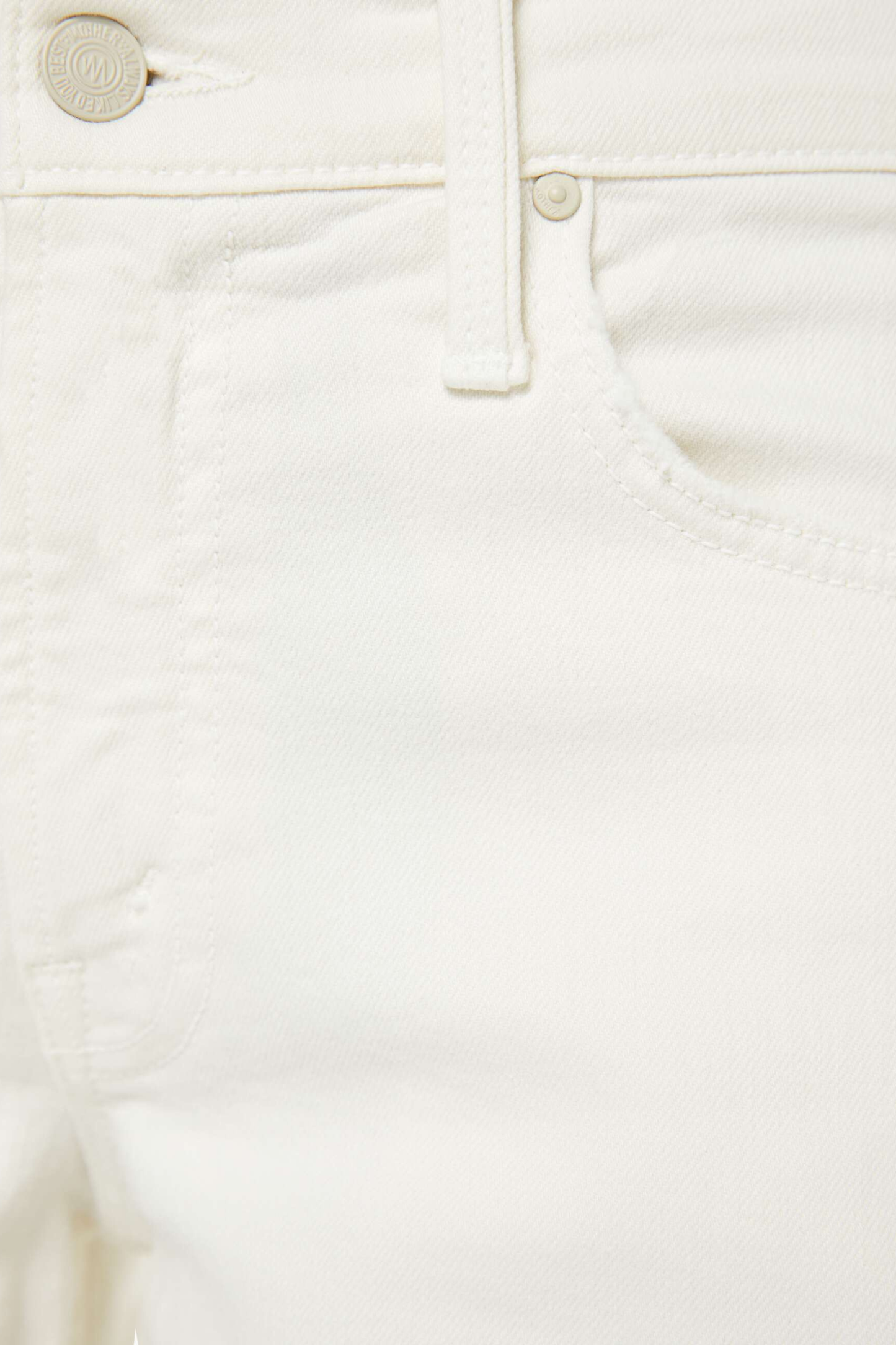 Jeans: The Headliner Sneak in Cream Puffs by Mother - Anita Hass