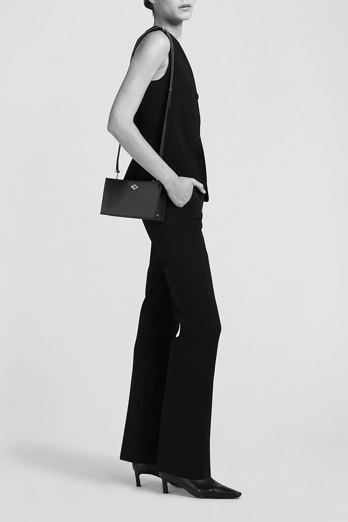 Tasche Ease Nappa in Schwarz Métier