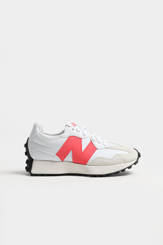 Sneaker 327 in Weiß/Blast Red New Balance