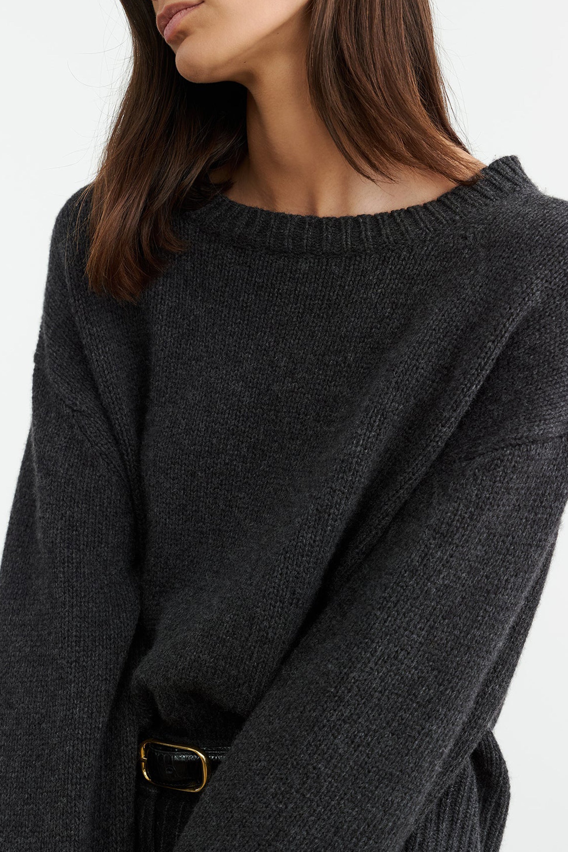 Pullover Haisley in Dark Charcoal MelangeNili Lotan - Anita Hass