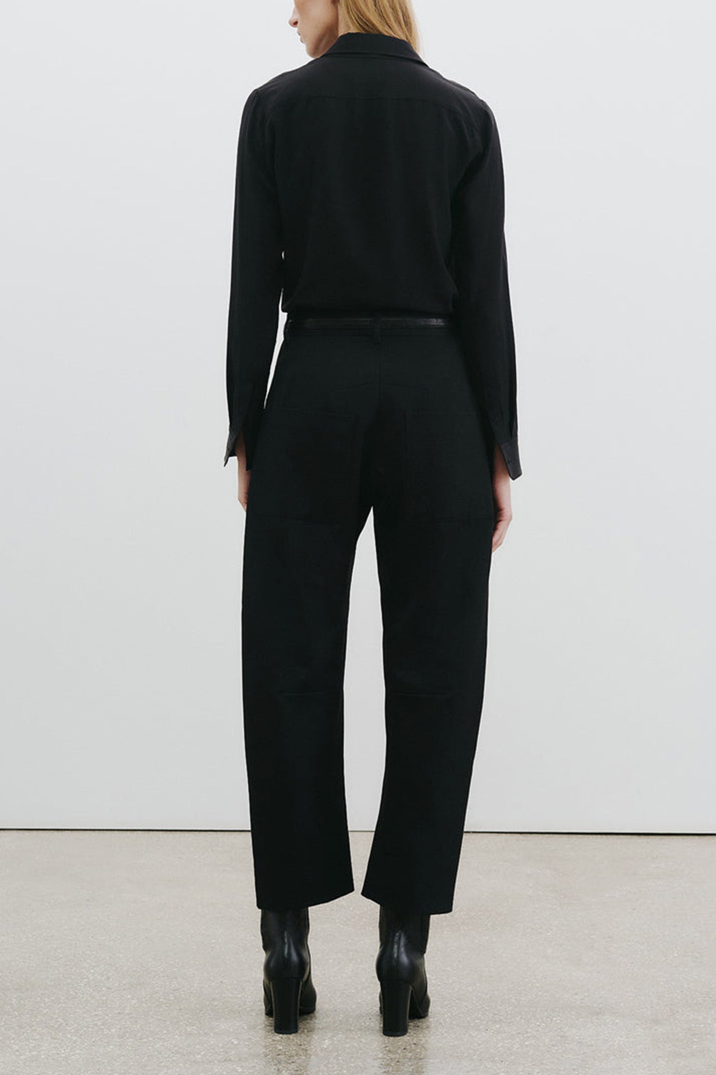 Hose Shon Wool in Schwarz