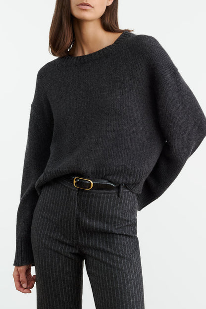 Pullover Haisley in Dark Charcoal MelangeNili Lotan - Anita Hass