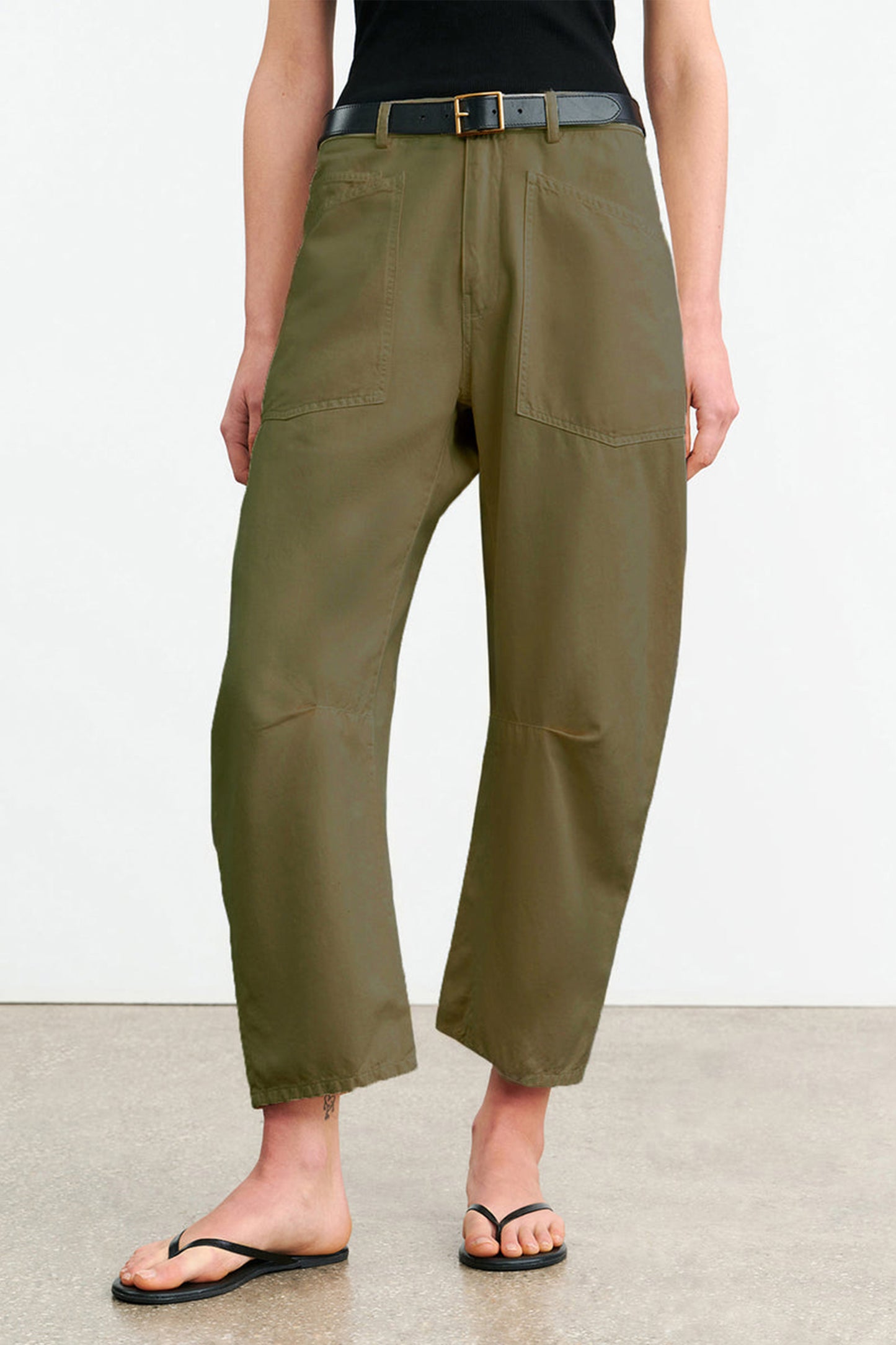 Hose Shon in Olive GreenNili Lotan - Anita Hass