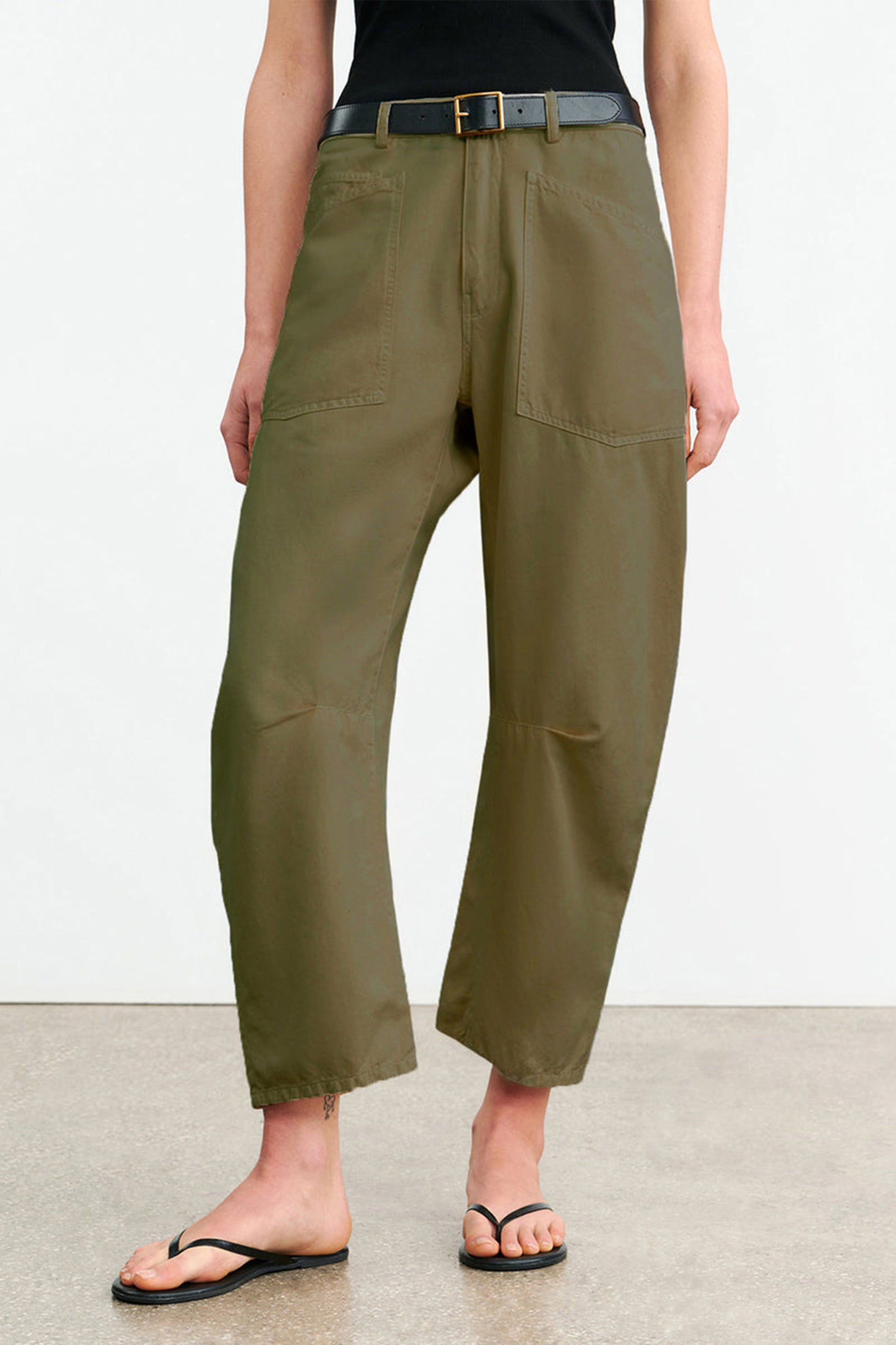 Hose Shon in Olive GreenNili Lotan - Anita Hass