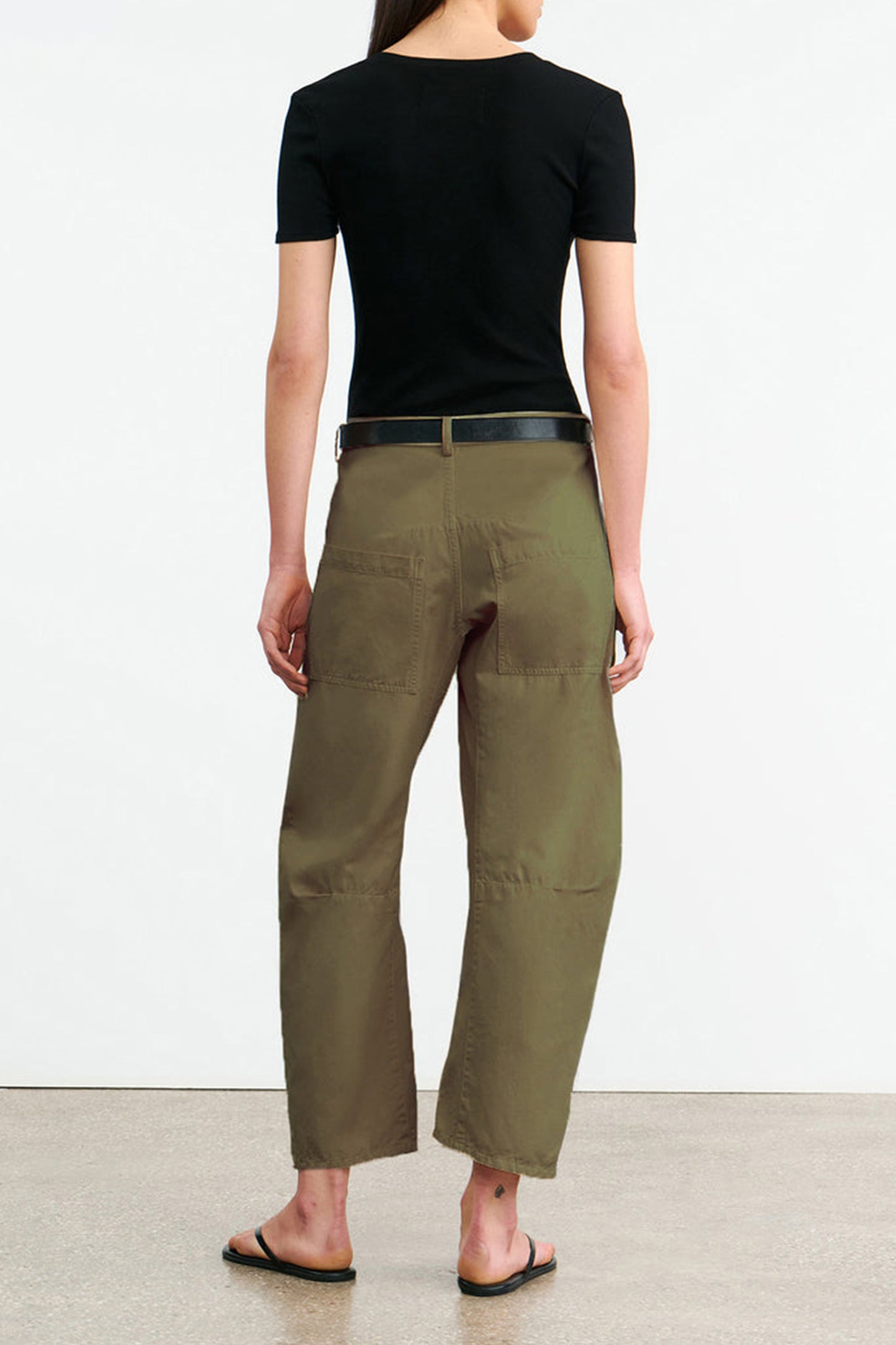 Hose Shon in Olive GreenNili Lotan - Anita Hass