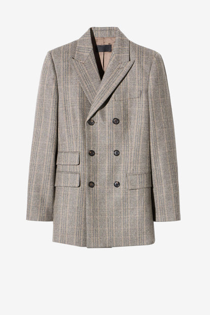 Noah Blazer in Fatigue Plaid