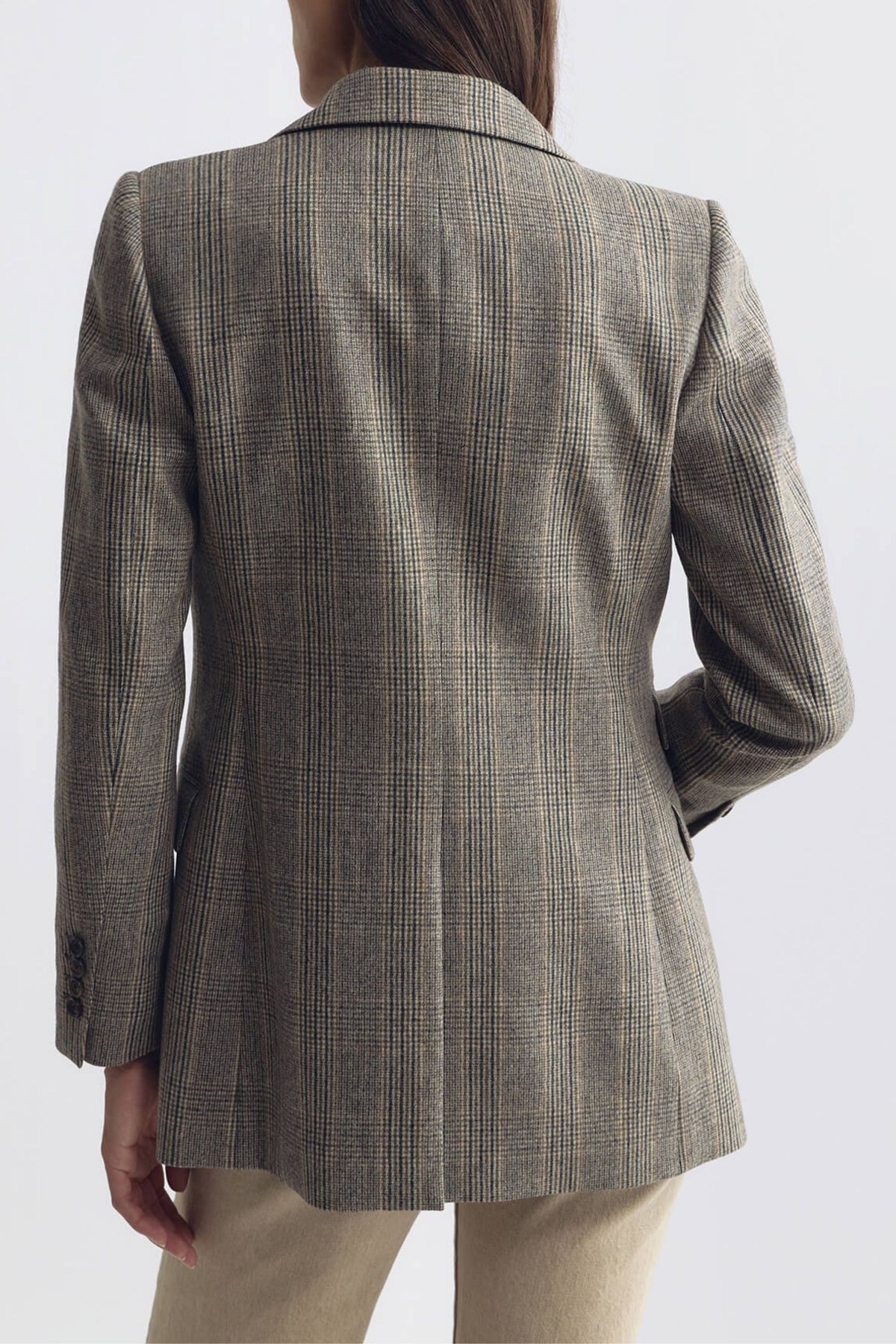 Blazer Noah in Fatigue Plaid Nili Lotan