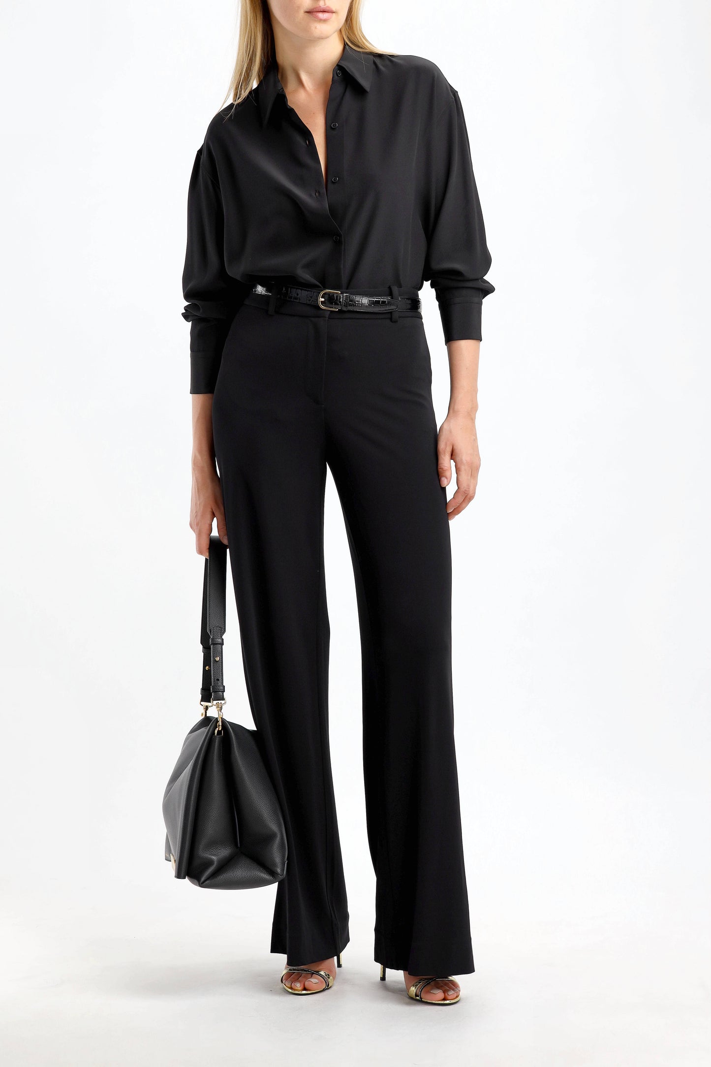 Bluse Julien in Schwarz Nili Lotan