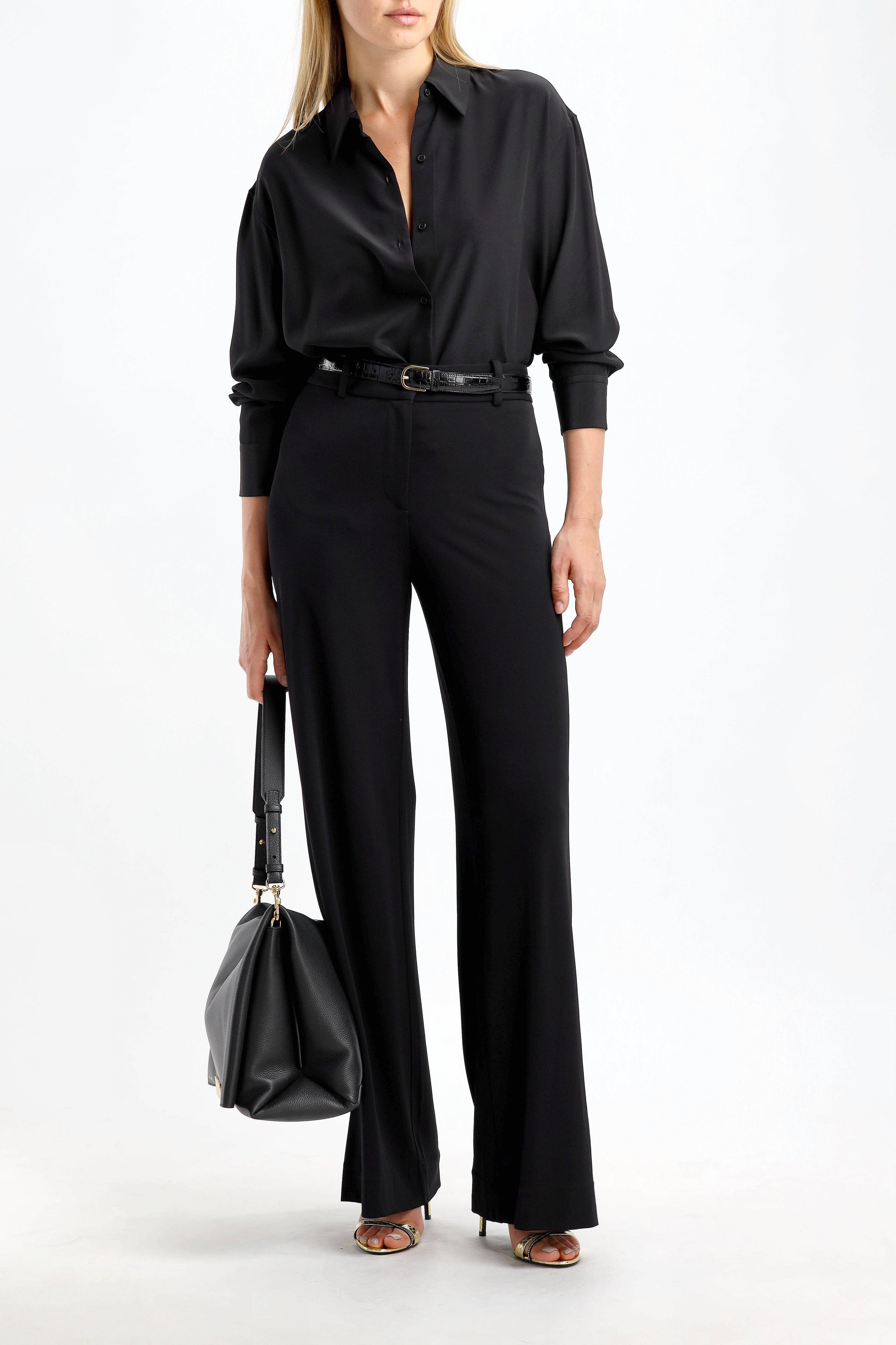 Bluse Julien in Schwarz Nili Lotan