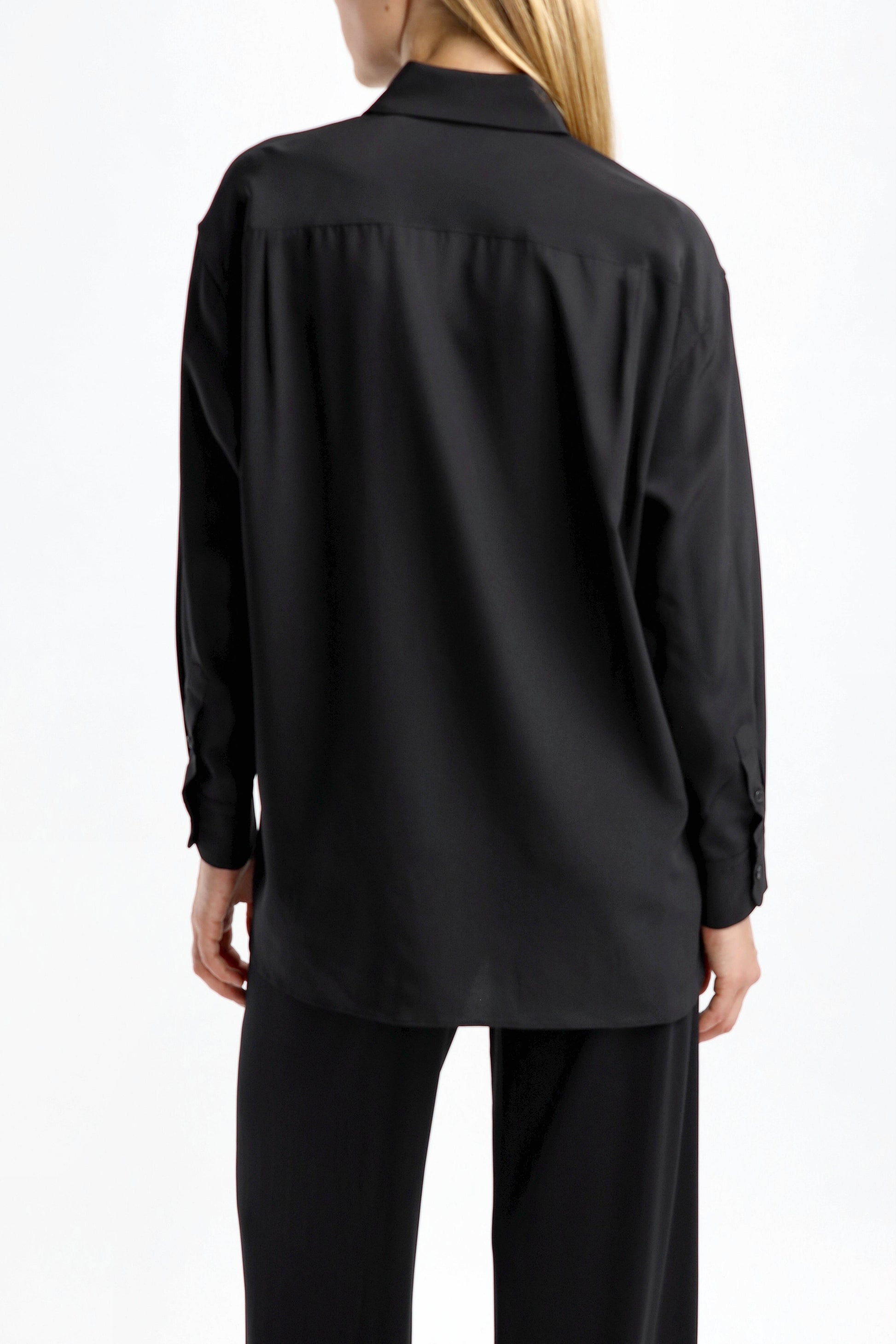 Bluse Julien in Schwarz Nili Lotan