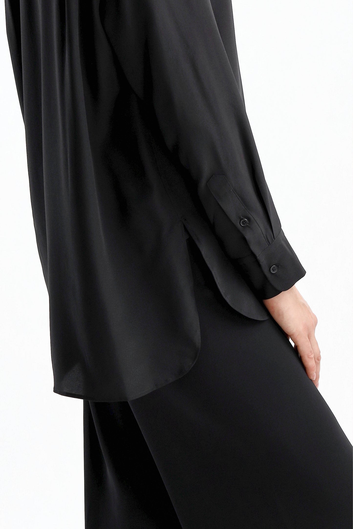 Bluse Julien in Schwarz Nili Lotan