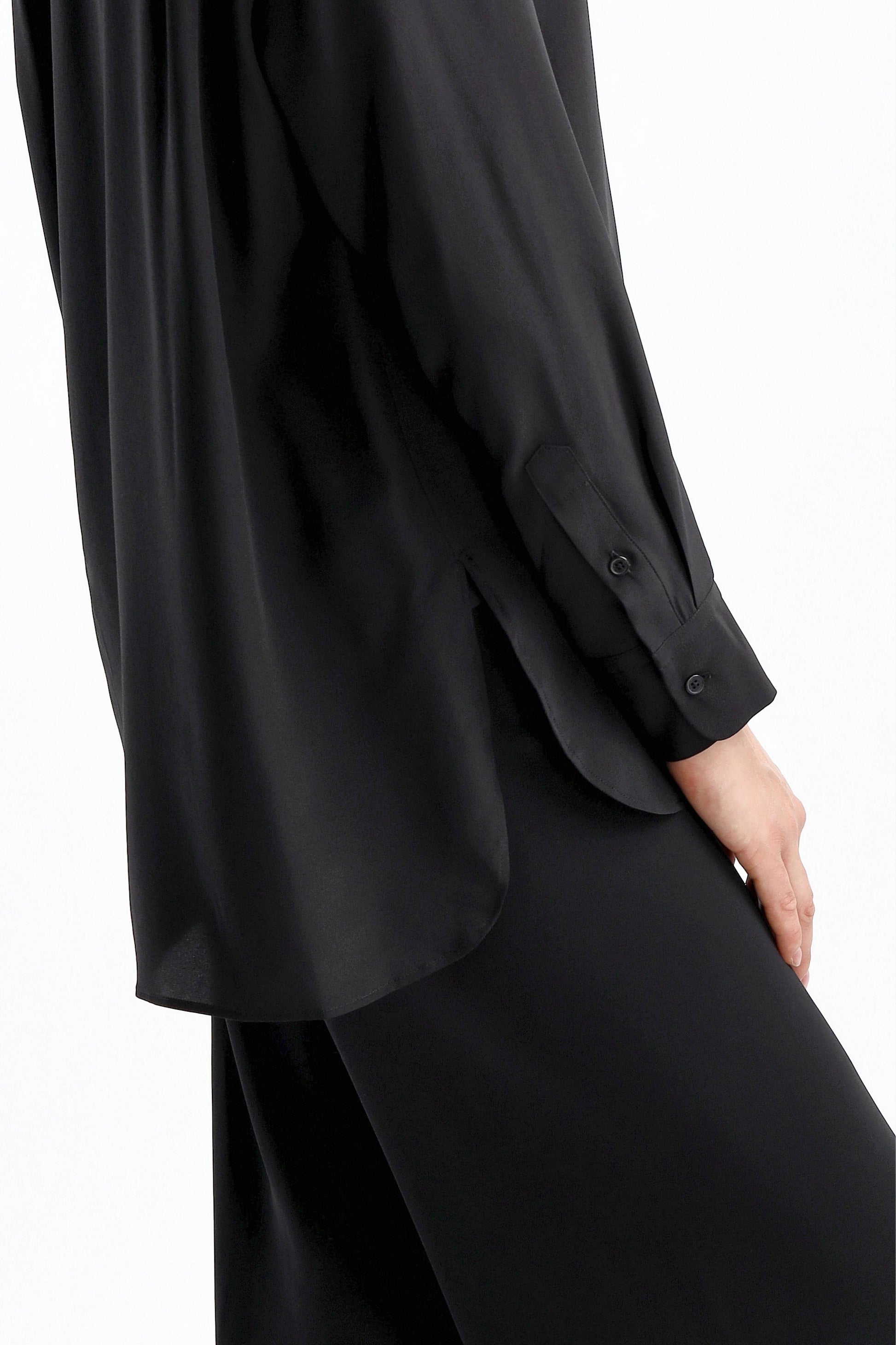 Bluse Julien in Schwarz Nili Lotan