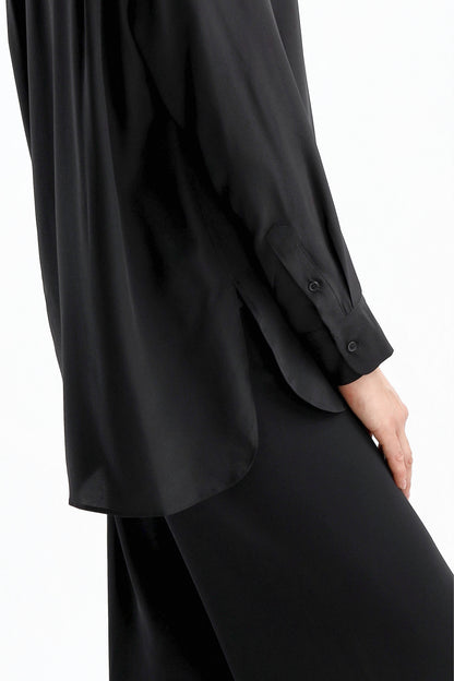 Bluse Julien in Schwarz Nili Lotan