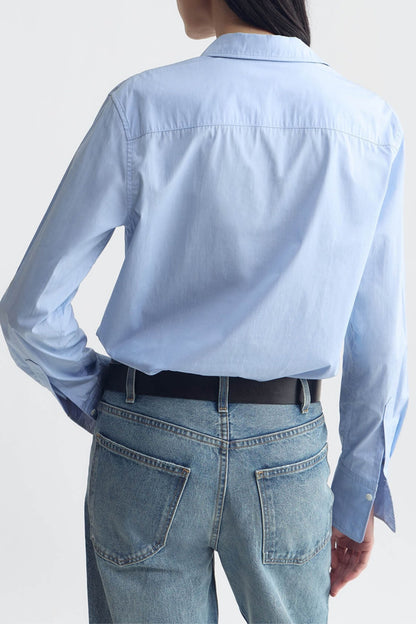 Bluse Ziggy in Light Blue Nili Lotan