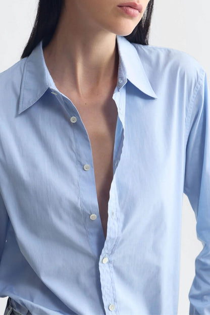 Bluse Ziggy in Light Blue Nili Lotan