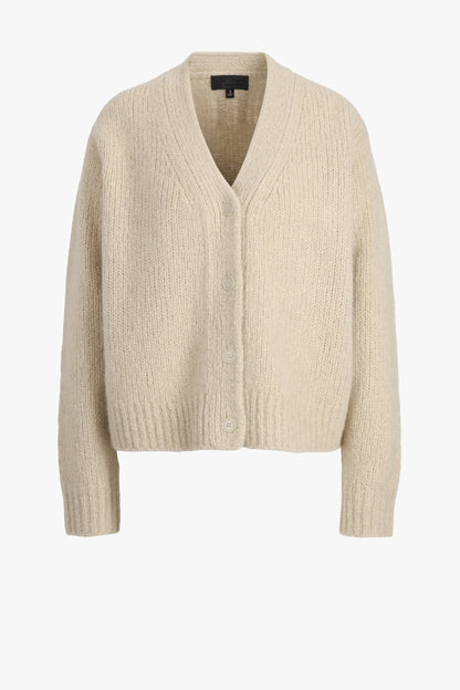 Cardigan Lorana in Beige Melange Nili Lotan
