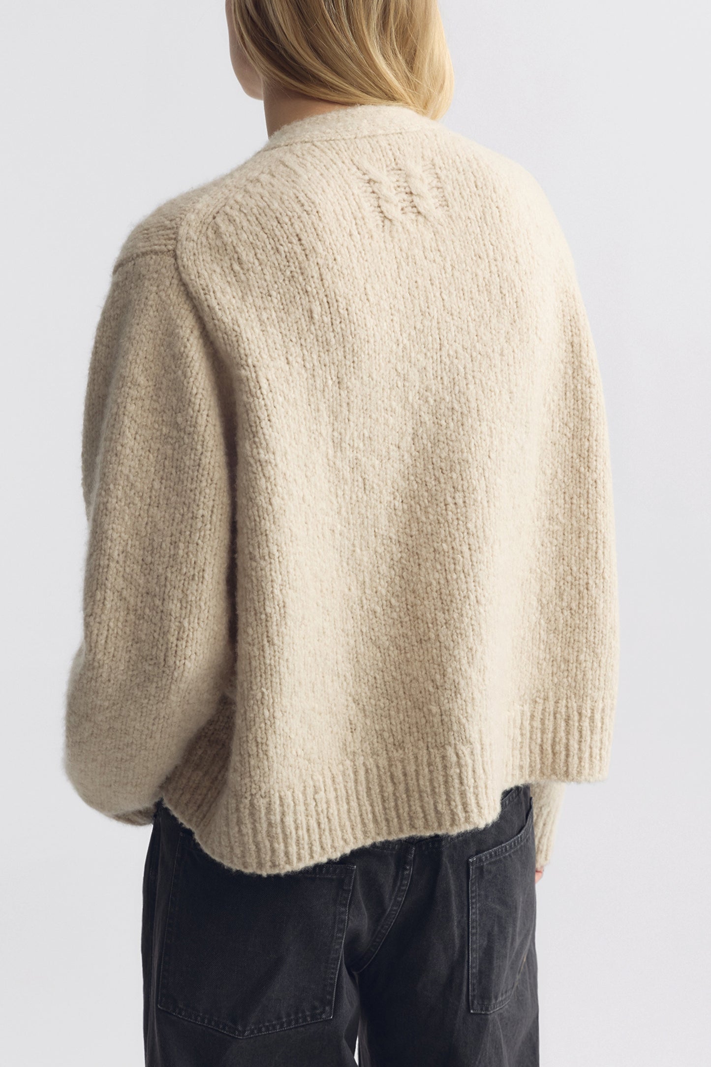 Cardigan Lorana in Beige Melange Nili Lotan