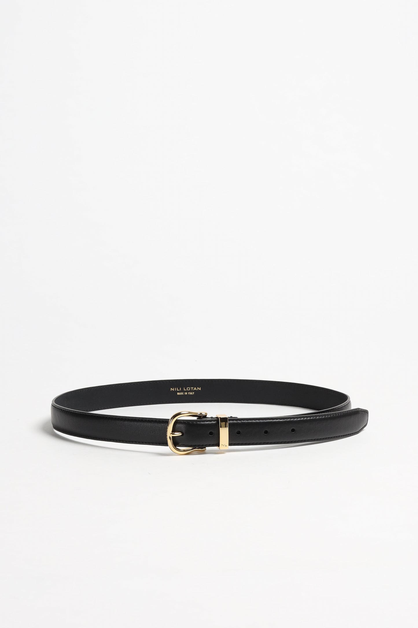 Gürtel Louise in Schwarz/Gold Nili Lotan