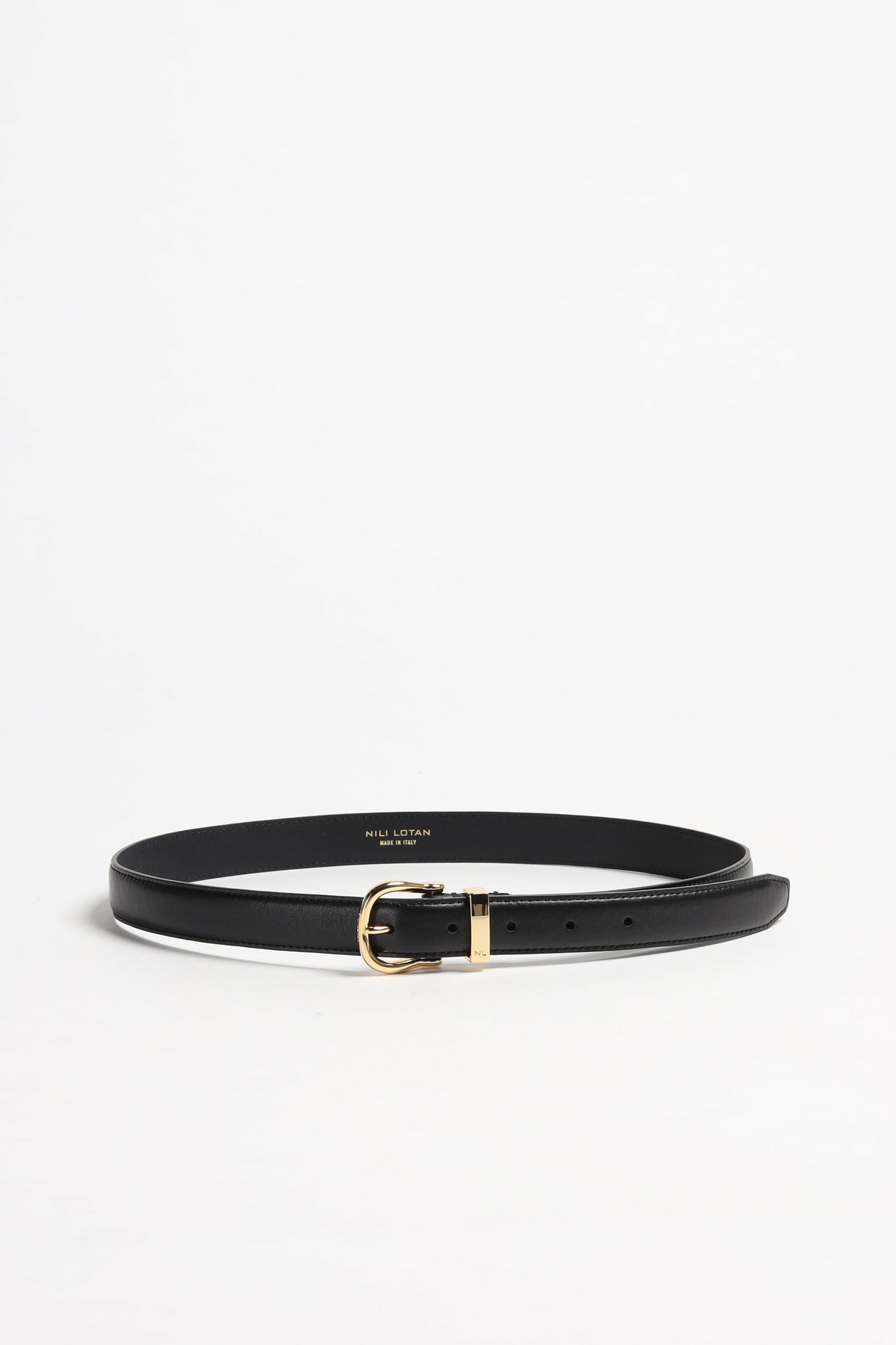 Gürtel Louise in Schwarz/Gold Nili Lotan