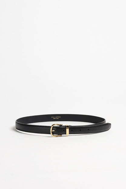 Gürtel Louise in Schwarz/Gold Nili Lotan
