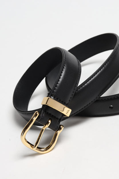 Gürtel Louise in Schwarz/Gold Nili Lotan