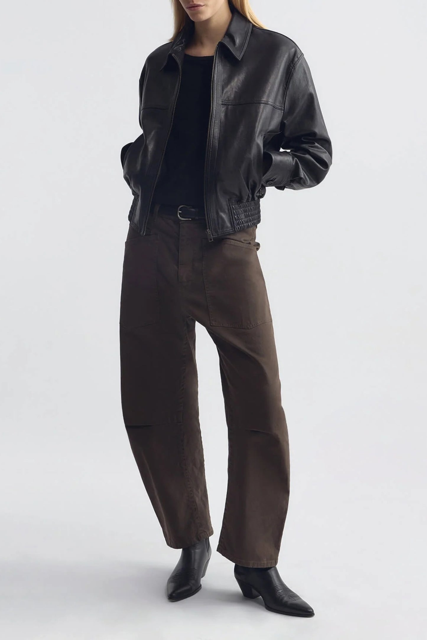 Hose Shon in Dark Walnut Nili Lotan