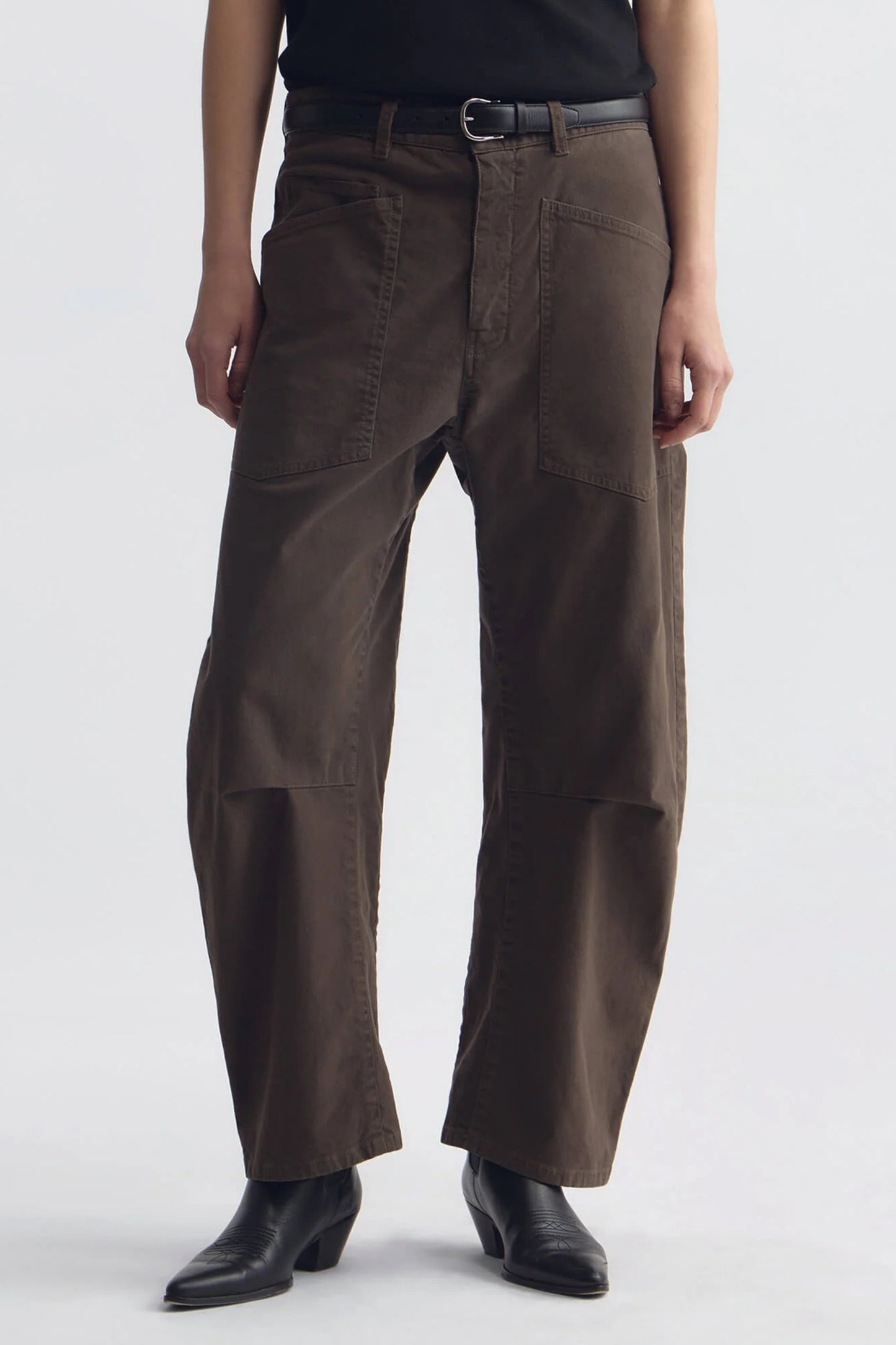 Hose Shon in Dark Walnut Nili Lotan