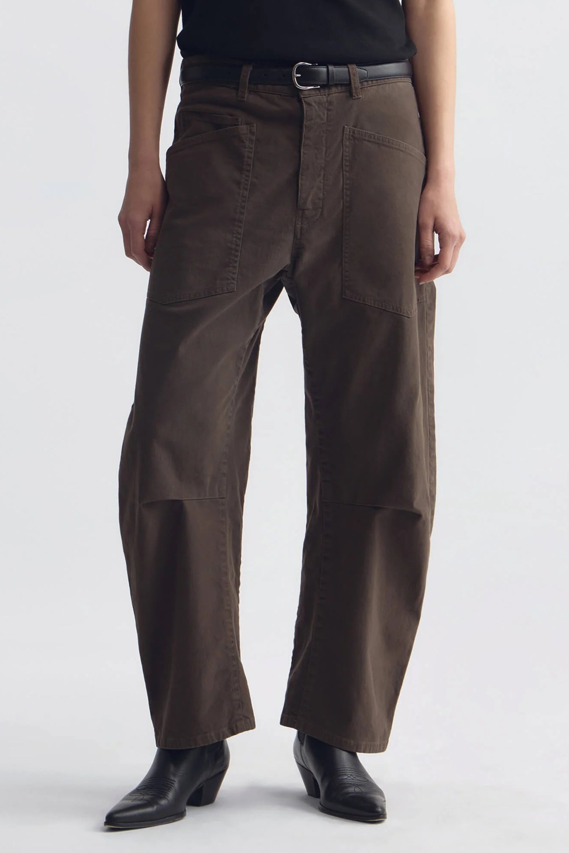 Hose Shon in Dark Walnut Nili Lotan