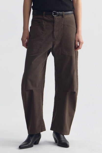 Hose Shon in Dark Walnut Nili Lotan