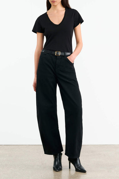 Tribeca Pants in Jet Black by Nili Lotan - Anita Hass