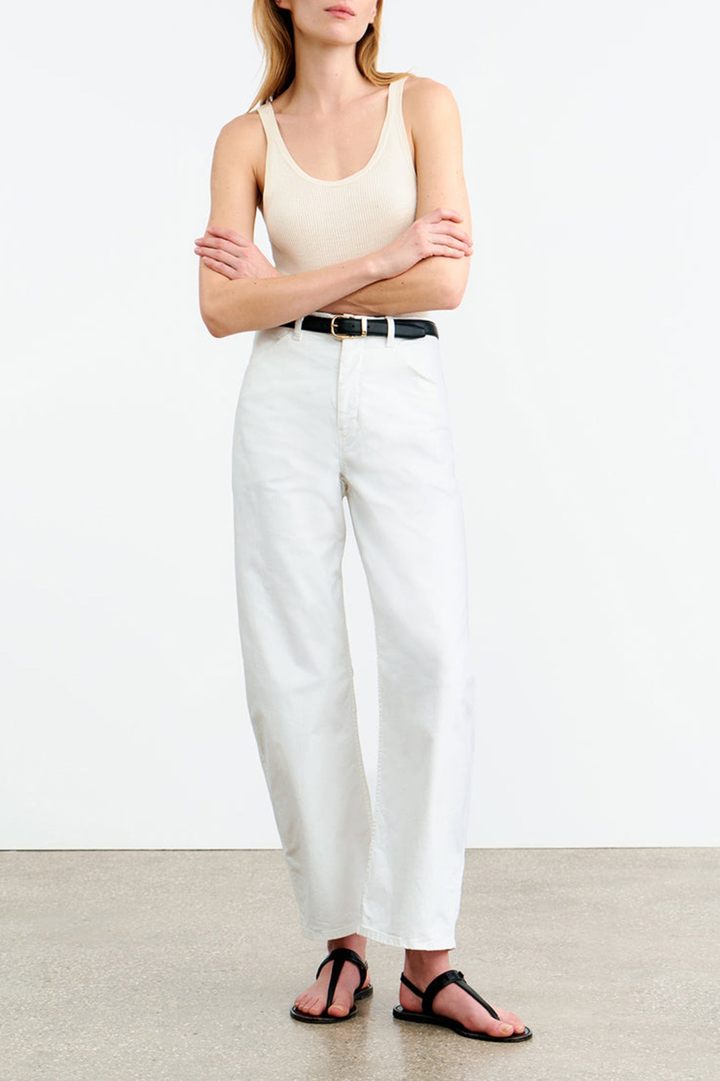 Hose Tribeca in Weiß Nili Lotan