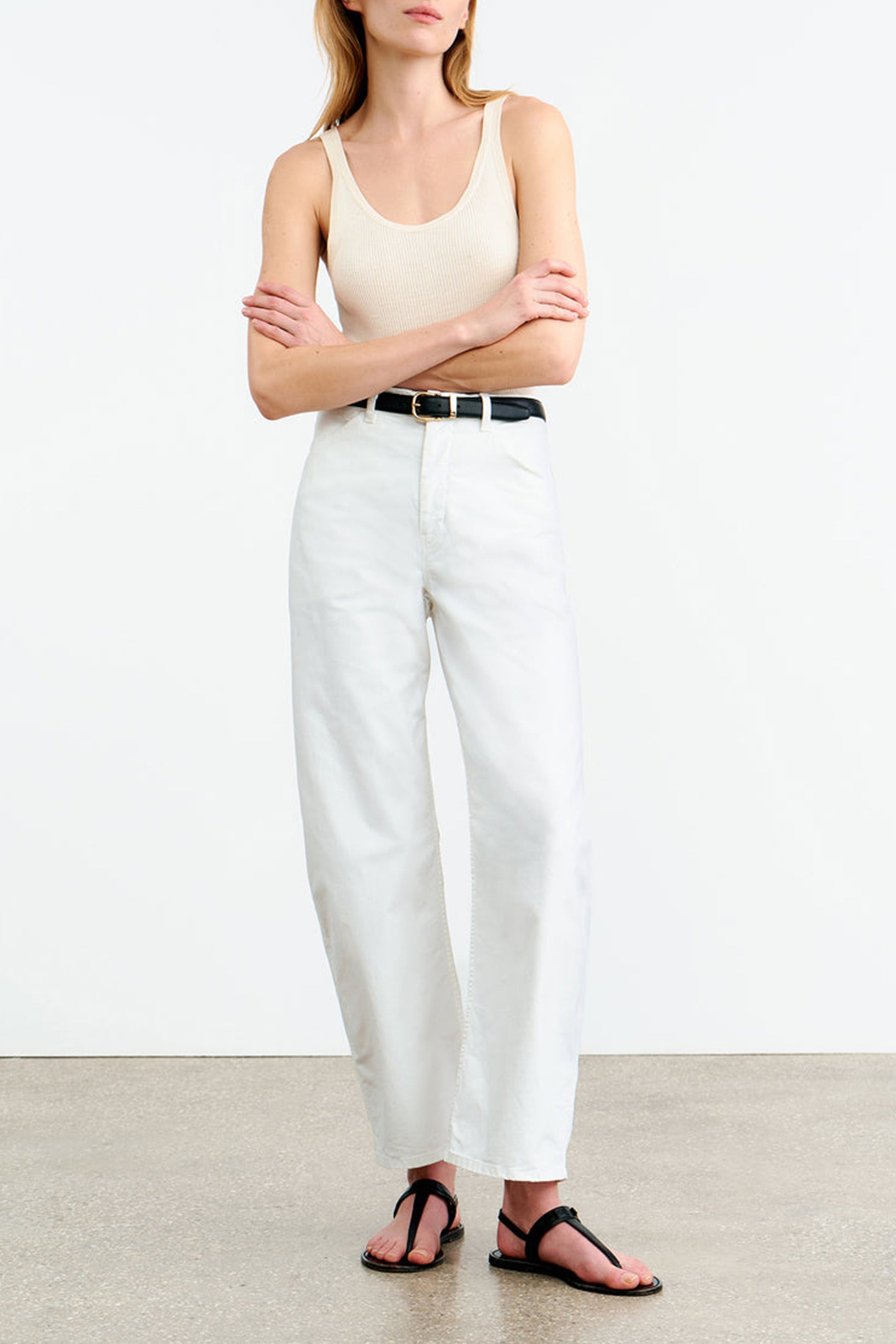 Hose Tribeca in Weiß Nili Lotan
