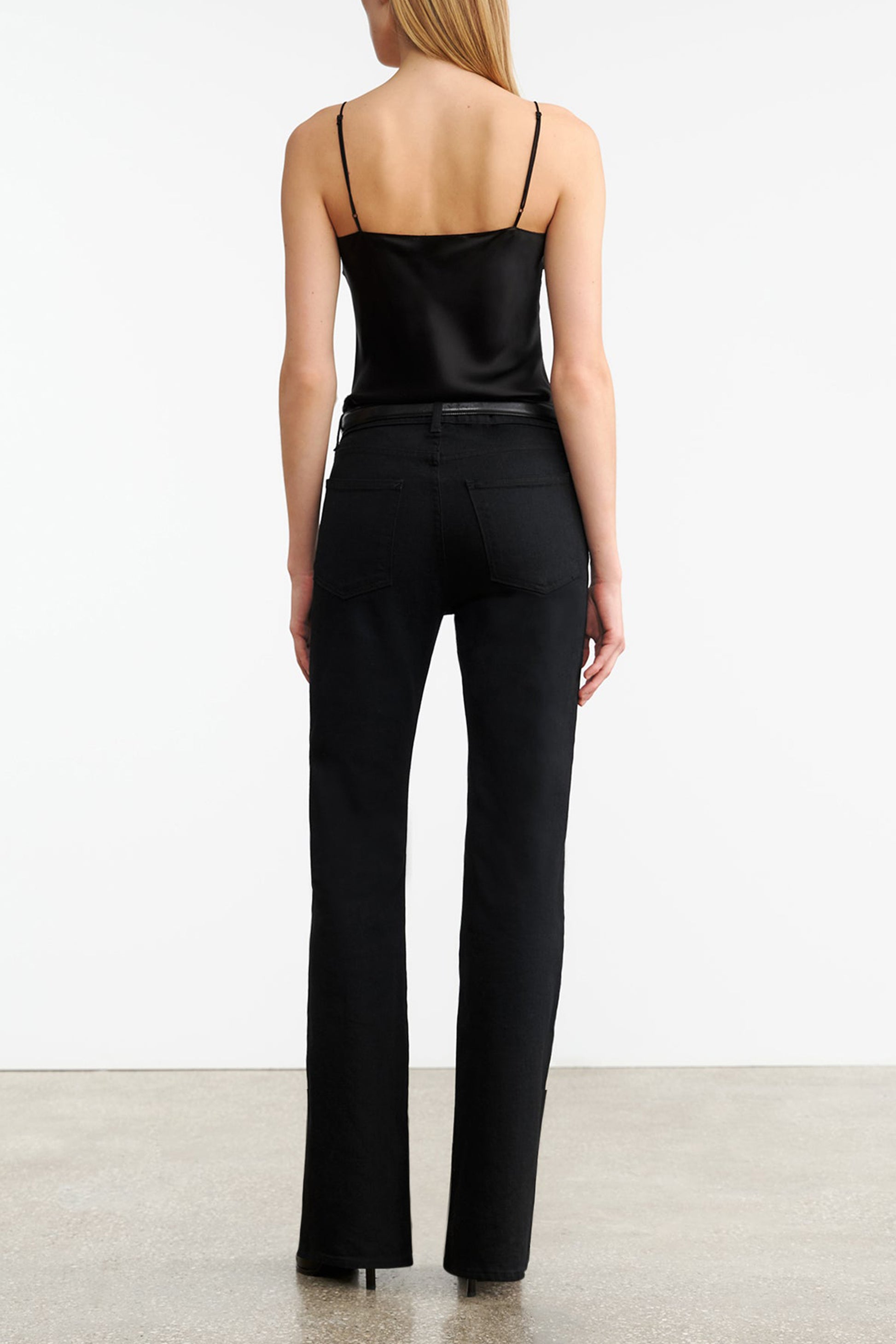 Top Isabella Cami in Schwarz Nili Lotan