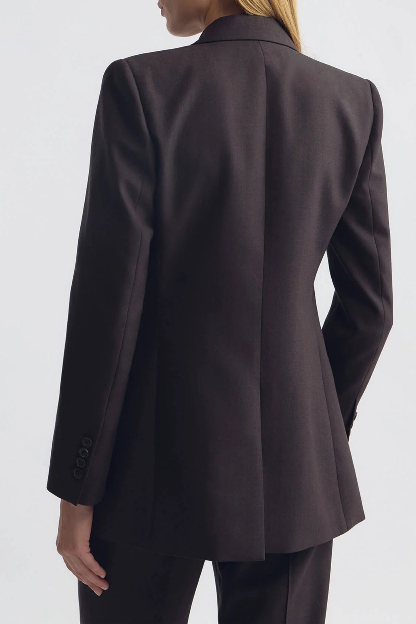 Blazer Noah in Brown Herringbone Nili Lotan