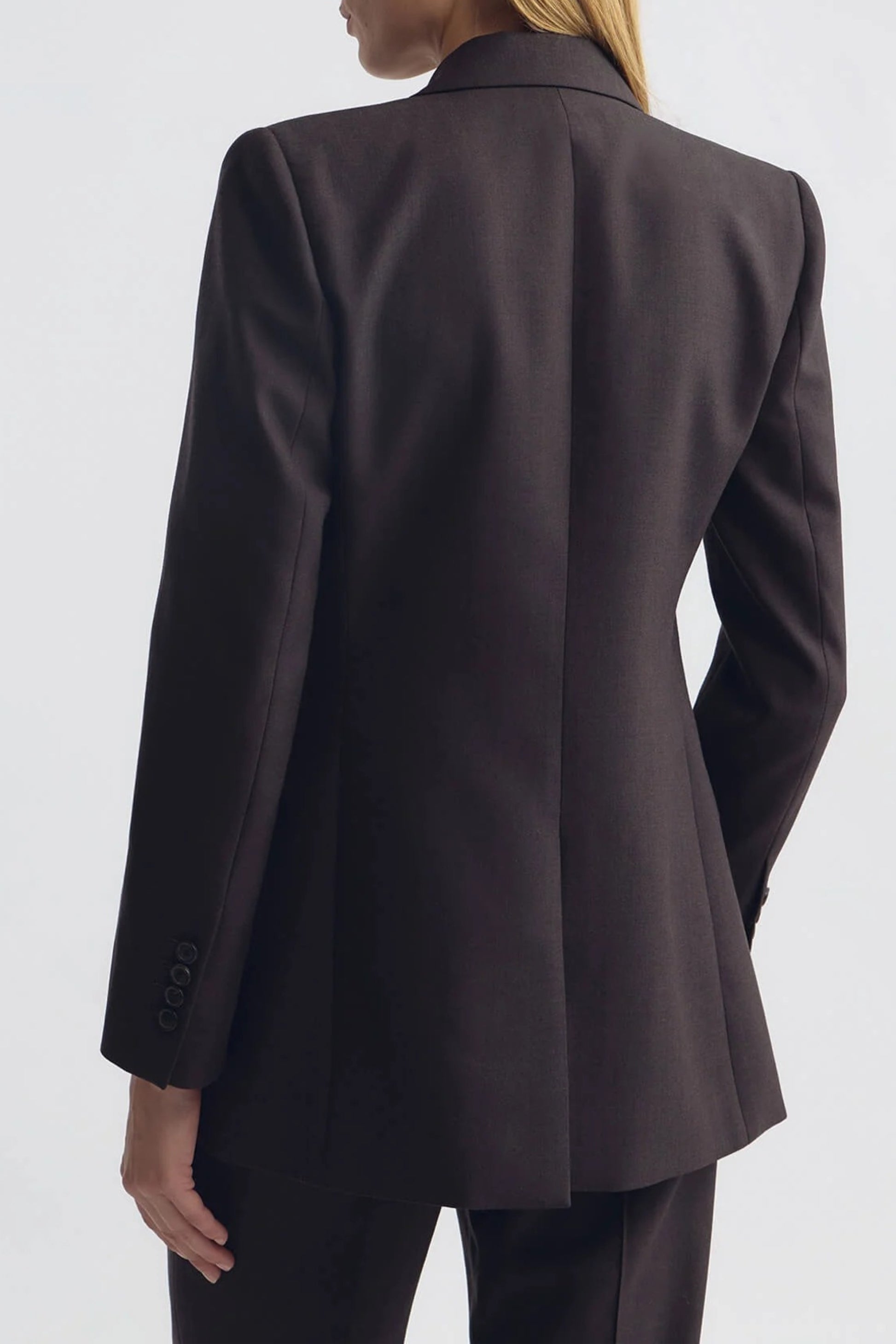 Blazer Noah in Brown Herringbone Nili Lotan