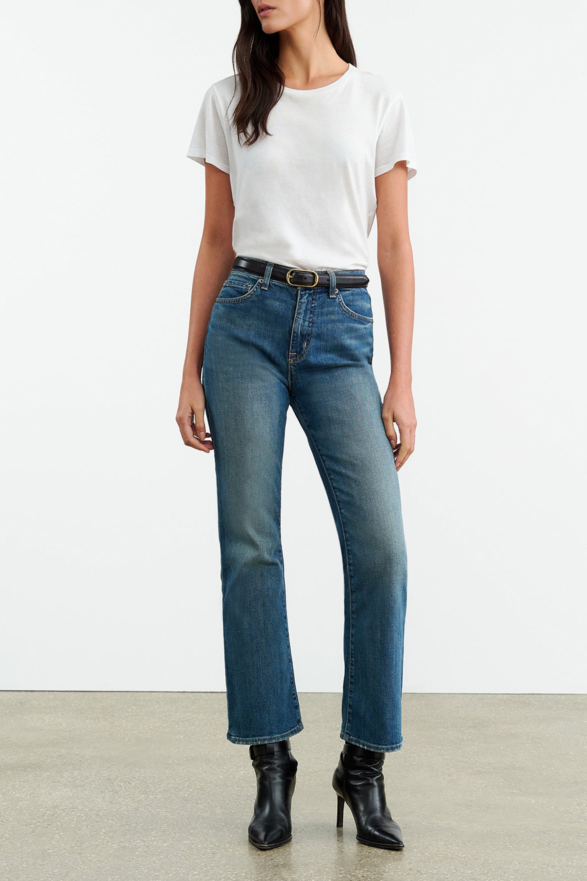 Jeans Bootcut in Classic Wash Nili Lotan