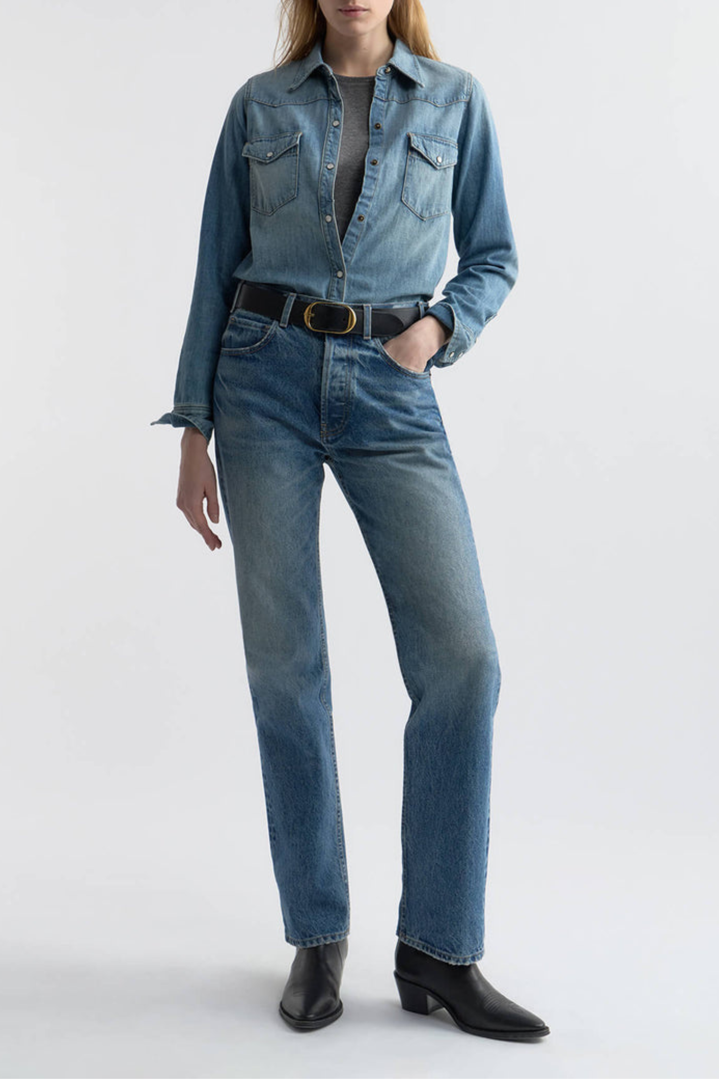 Briana Jeans in Rosebowl Wash by Nili Lotan - Anita Hass