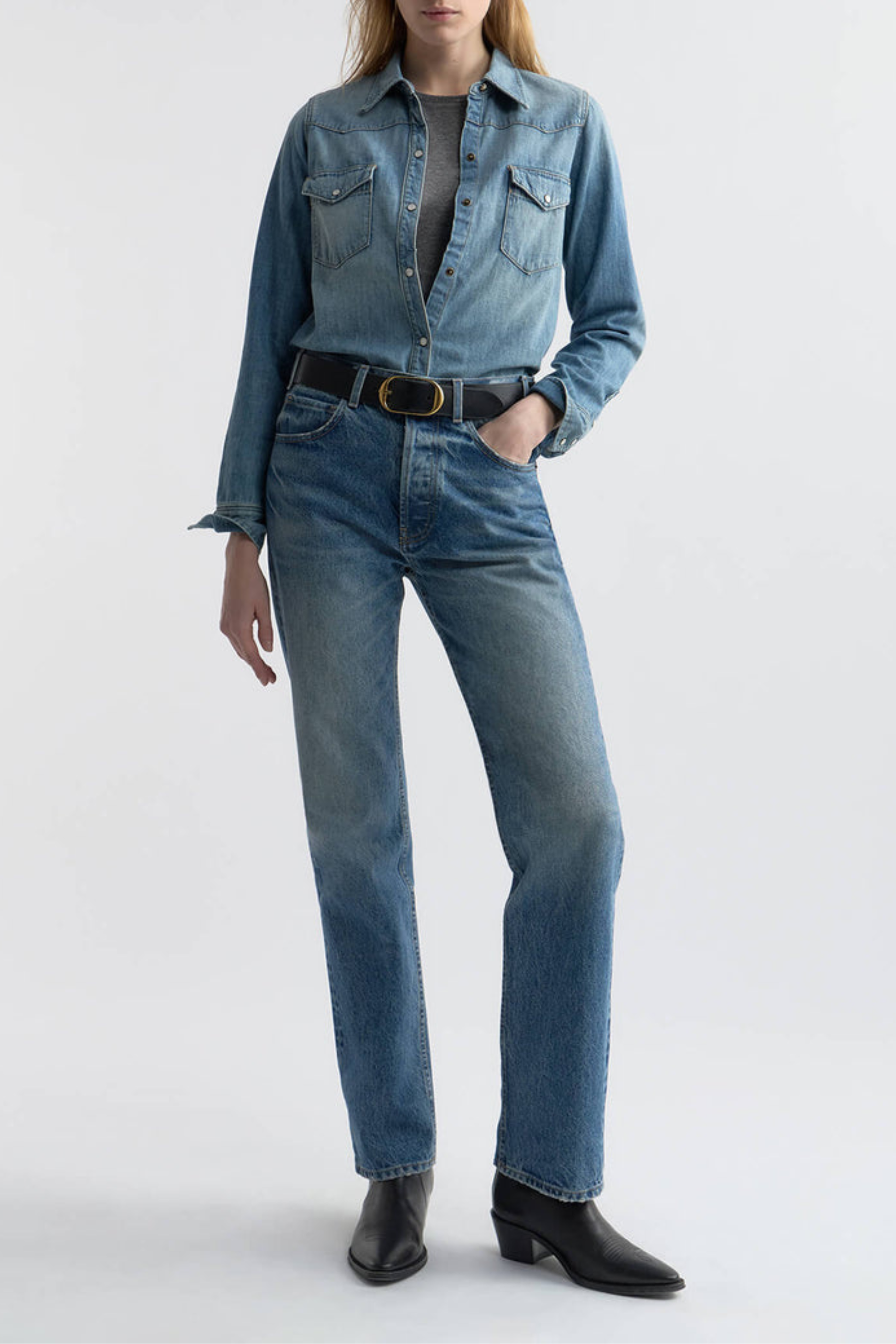 Briana Jeans in Rosebowl Wash by Nili Lotan - Anita Hass