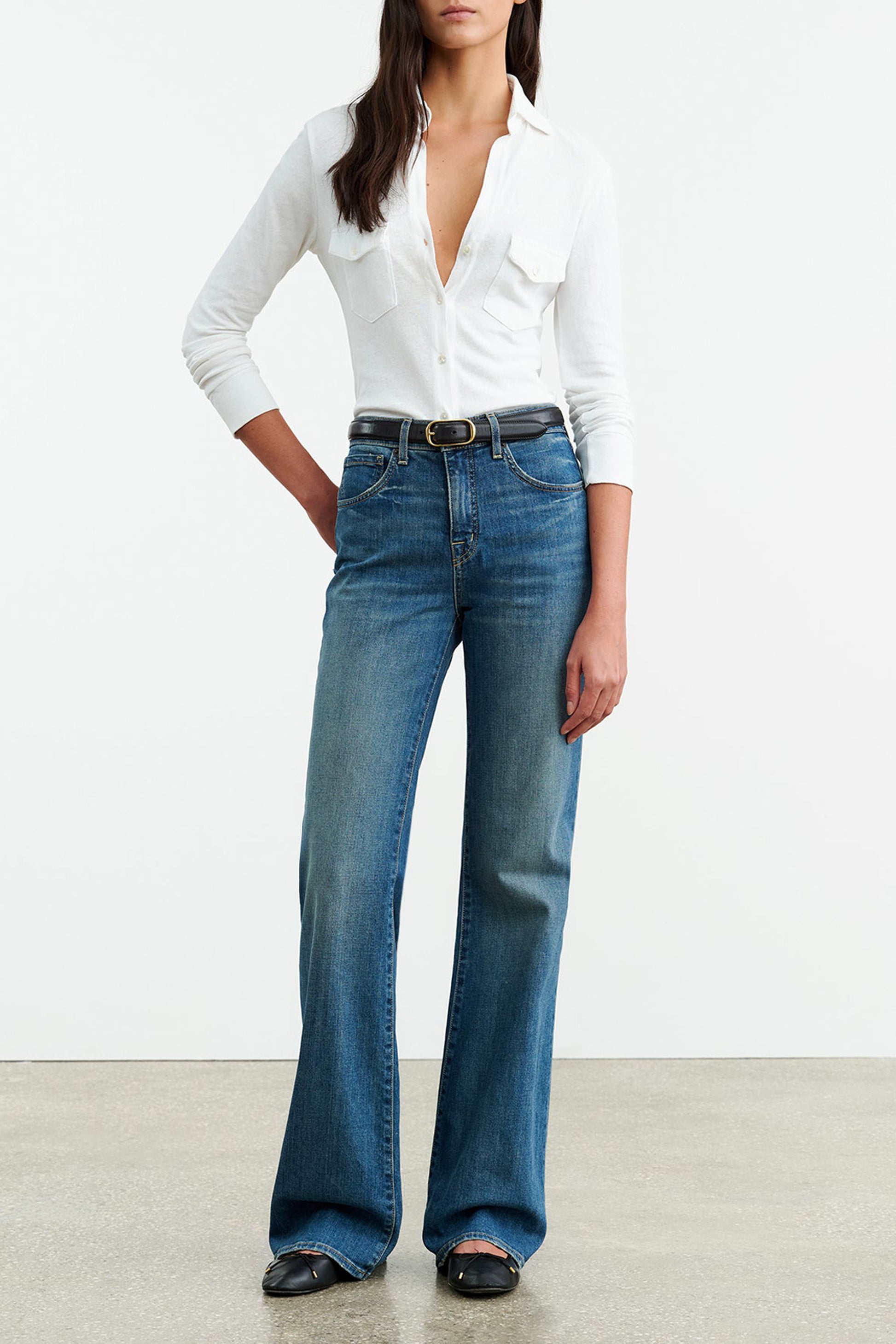 Jeans Celia in Classic Wash Nili Lotan