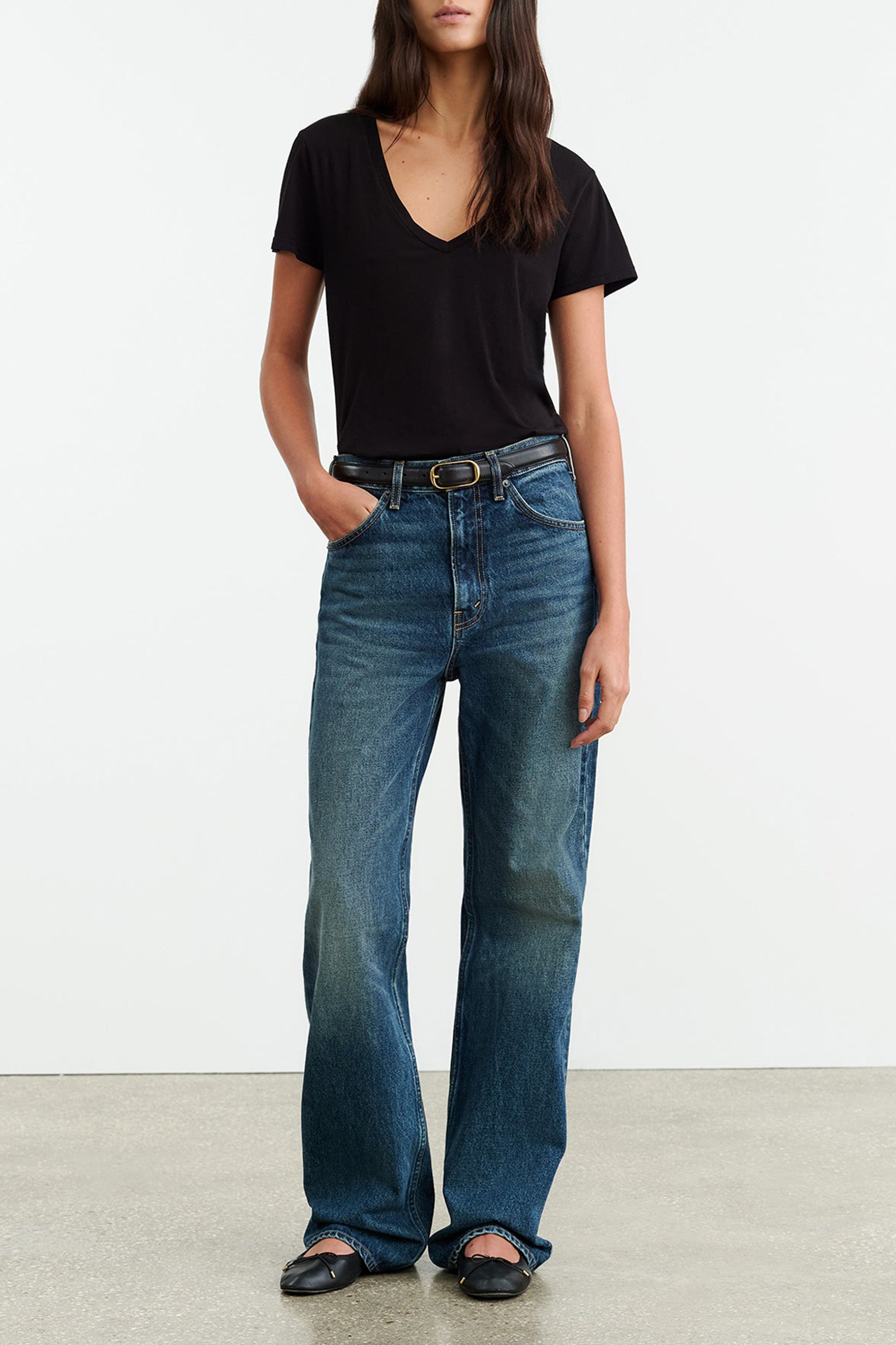 Jeans Mitchell in Simon Wash Nili Lotan