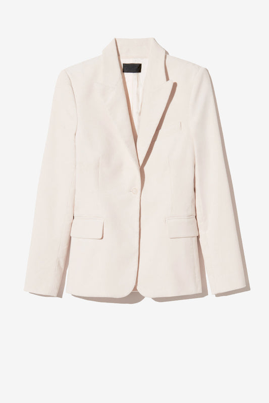 Marshal Cord Blazer in Ivory by Nili Lotan - Anita Hass