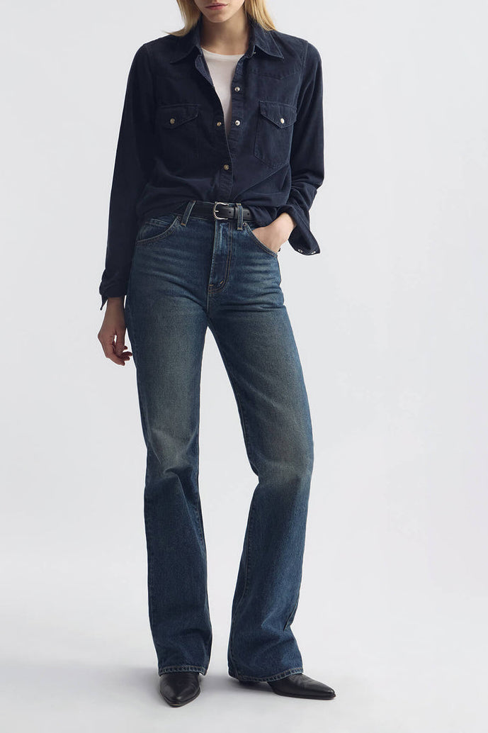Kordbluse Travis in Dusk Navy Nili Lotan